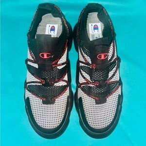Champion Kids Black and White Sneakers 6.5
